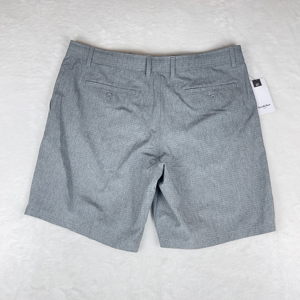Goodfellow & Co Hybrid Swim Shorts Mens 38 Gray UPF 50+ 4-Way Stretch 9" Inseam - Picture 2 of 6